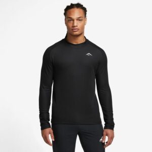 Nike Løbetrøje Dri-FIT Trail – Sort/Hvid