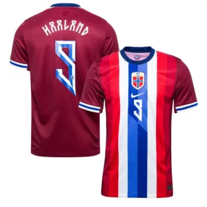 Norge Hjemmebanetrøje 2024 HAALAND 9 - Nike, størrelse XX-Large